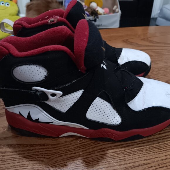 Nike Air Jordan 8 Retro Paprika Sneakers Youth Size 2 - Picture 7 of 8